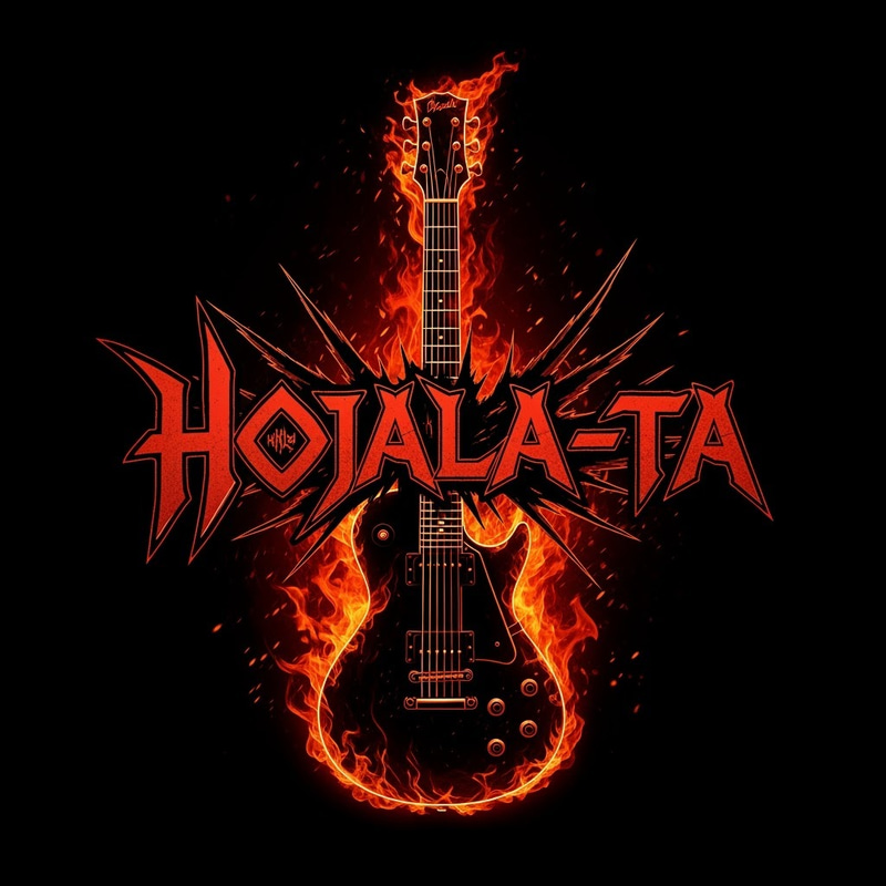 Hojala-ta: Gritty Rock Band Logo Design Hojala-ta: Gritty Rock Band Logo Design