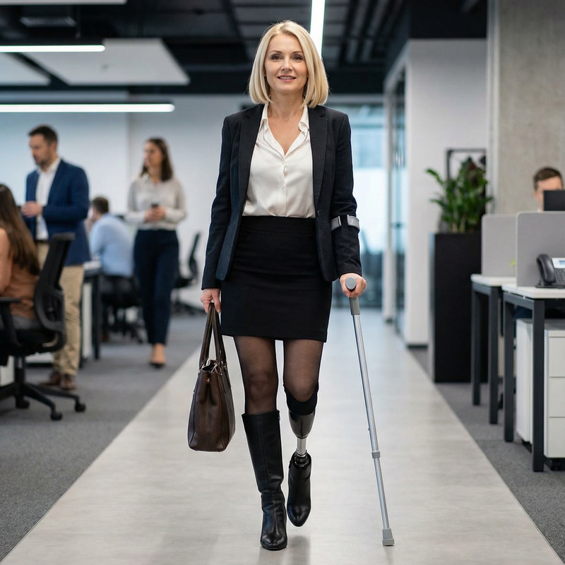 Sophisticated Business Lady in Classy Office Attire Sophisticated Business Lady in Classy Office Attire