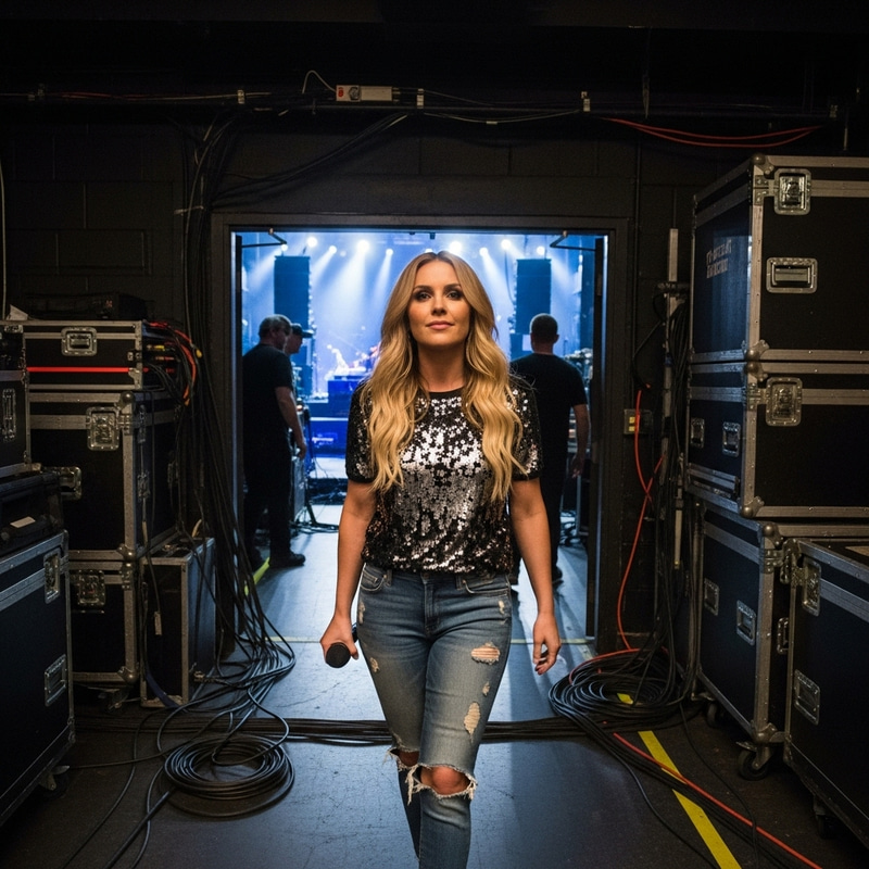 Carly Pearce Backstage at a Concert Carly Pearce Backstage at a Concert