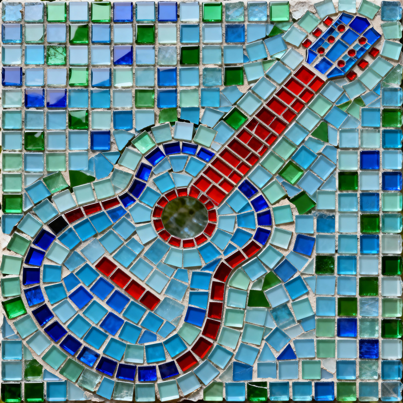 Guitar Template Mosaic - Creative Design Ideas Guitar Template Mosaic - Creative Design Ideas