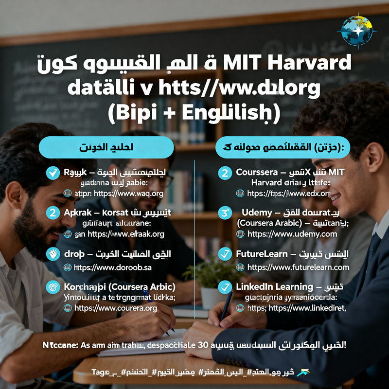 Top Free Online Courses in Arabic & English Top Free Online Courses in Arabic & English