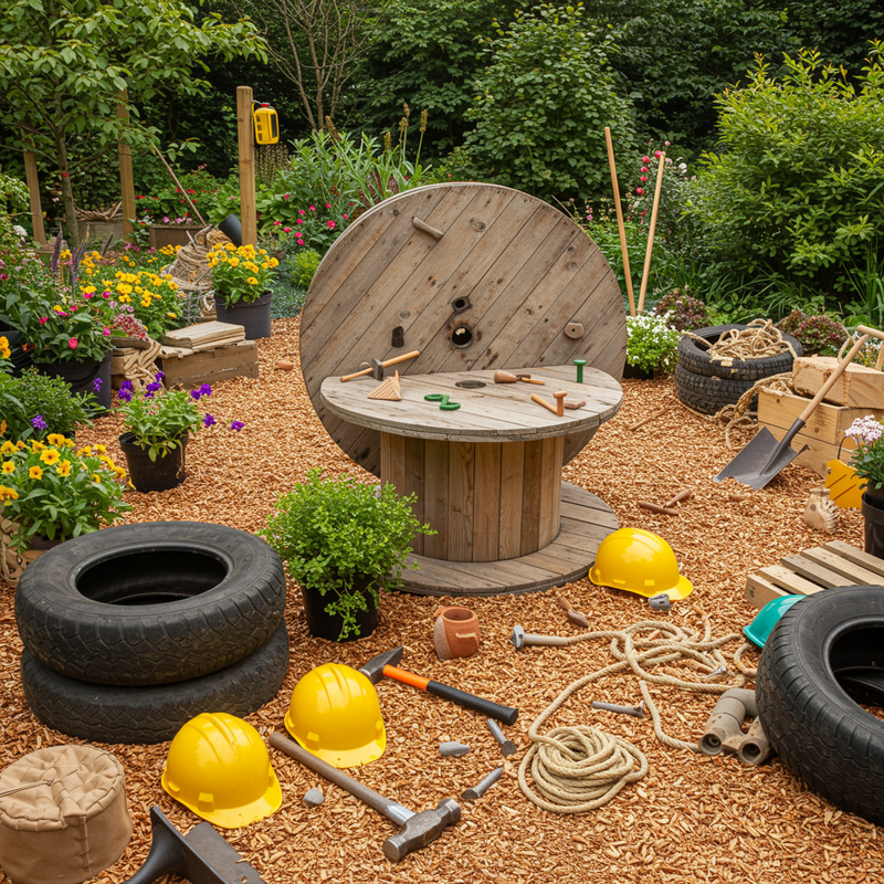 Kids' Play Space: Fun with Wood & Tools Kids' Play Space: Fun with Wood & Tools