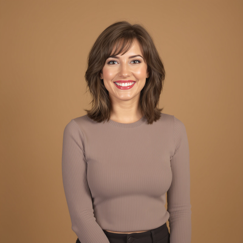 Confident Woman with Genuine Smile & Positive Energy Confident Woman with Genuine Smile & Positive Energy