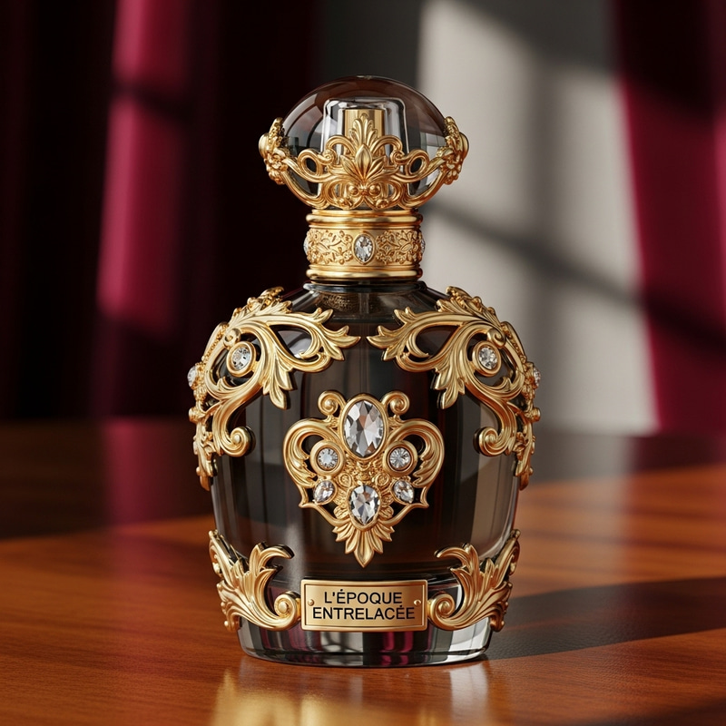 Baroque Meets 1950s: Unique Perfume Bottle Design
