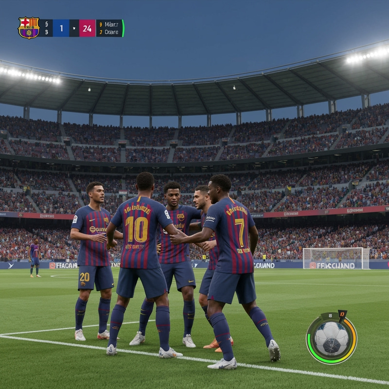 FIFA 25: Celebrate Goals at Camp Nou