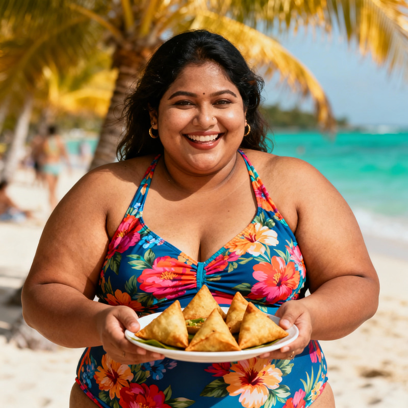 Beautiful SSBBW South Asian in Swimsuit Beautiful SSBBW South Asian in Swimsuit