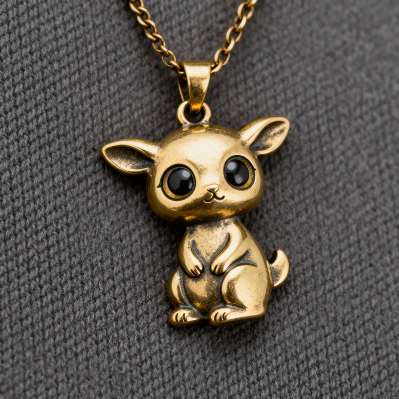 Cute Animal Brass Jewelry for Young People Cute Animal Brass Jewelry for Young People