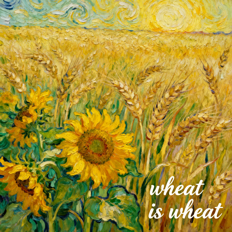 Wheat is Wheat in Van Gogh Style Art