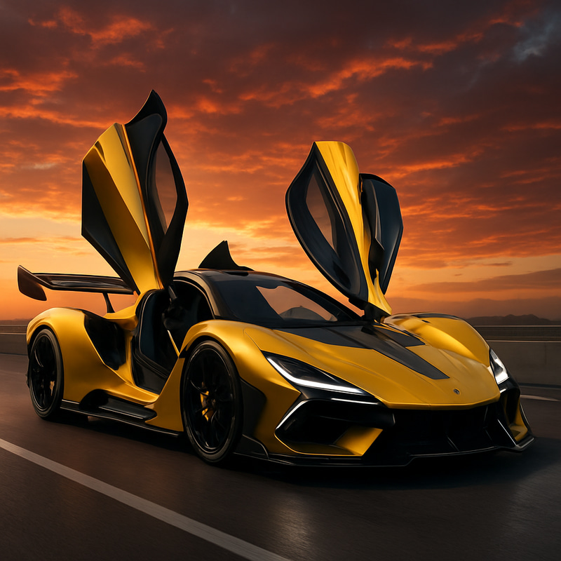 Futuristic Street-Legal Supercar Design Futuristic Street-Legal Supercar Design