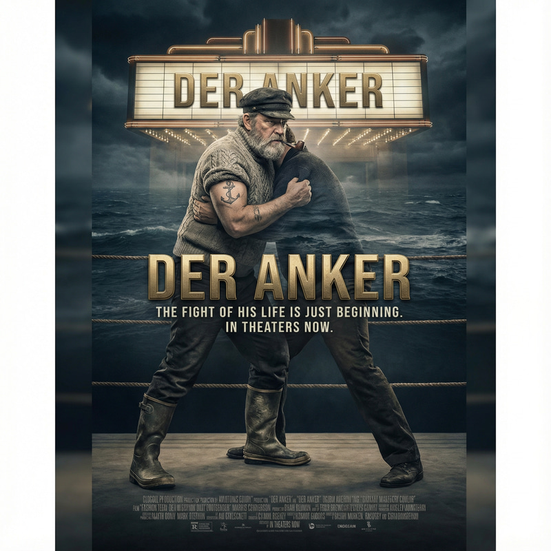 Epic Movie Poster for Wrestler 'Der Anker'