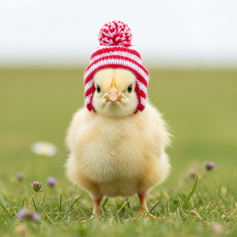 Where's Waldo-Inspired Baby Chicken Character Where's Waldo-Inspired Baby Chicken Character