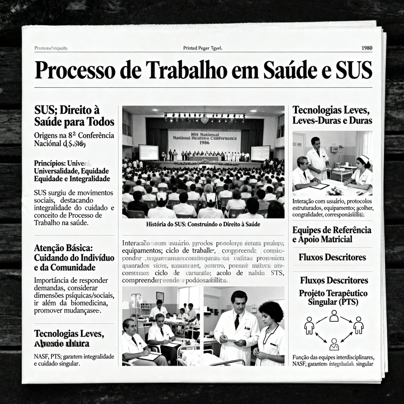 Historical Health Journal: SUS Work Process Insights Historical Health Journal: SUS Work Process Insights
