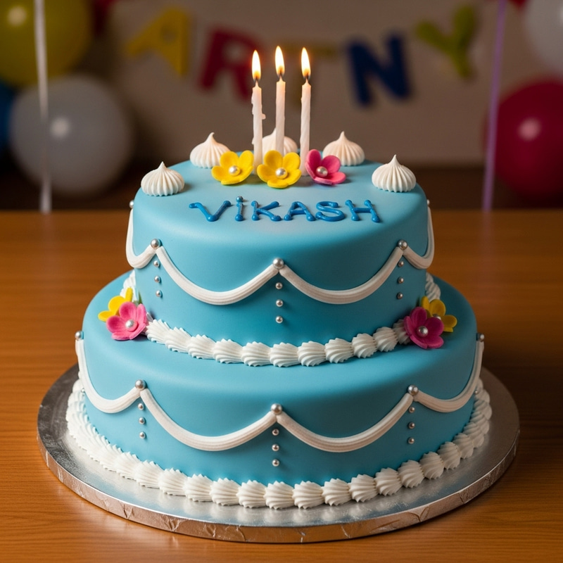 Birthday Cake for Vikash - Celebrate Your Friend
