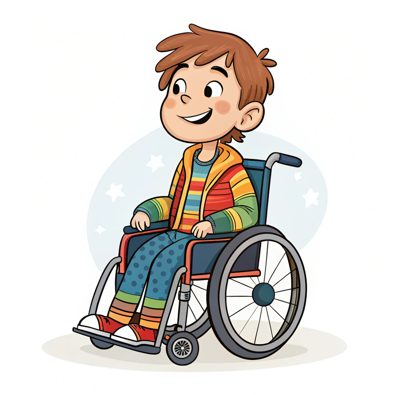 Inclusive Mascot for Disability Awareness Website