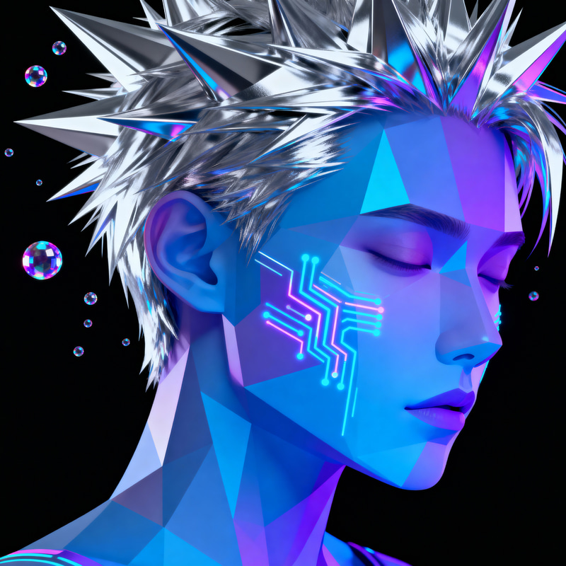 Web3 Alpha Avatar with Closed Mouth Web3 Alpha Avatar with Closed Mouth