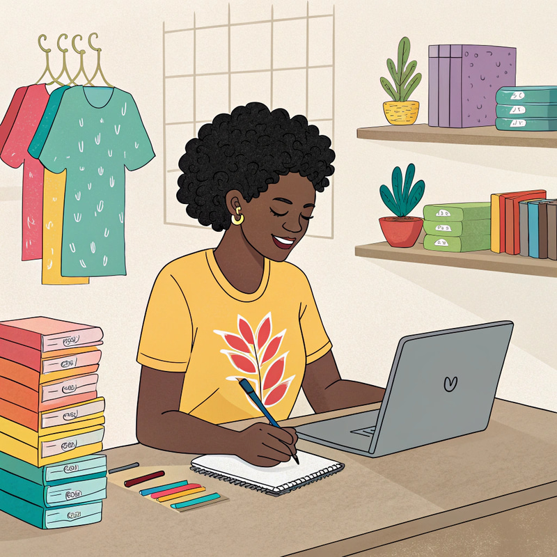 Custom Notebooks & T-Shirts by Confident Artist Custom Notebooks & T-Shirts by Confident Artist