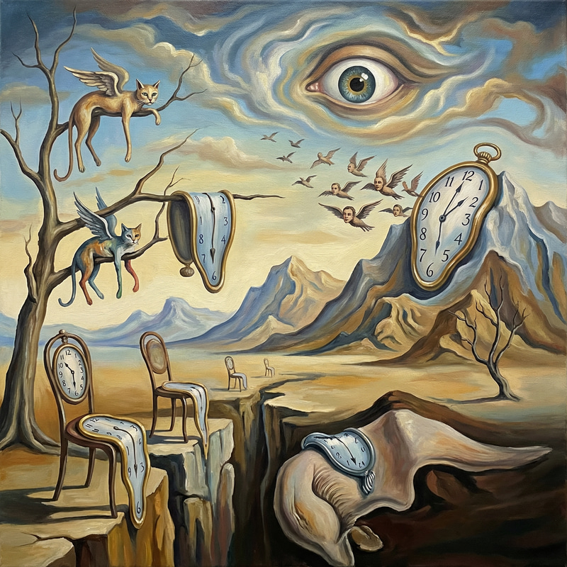 Surrealist Landscape in Dali Style - Art Collection