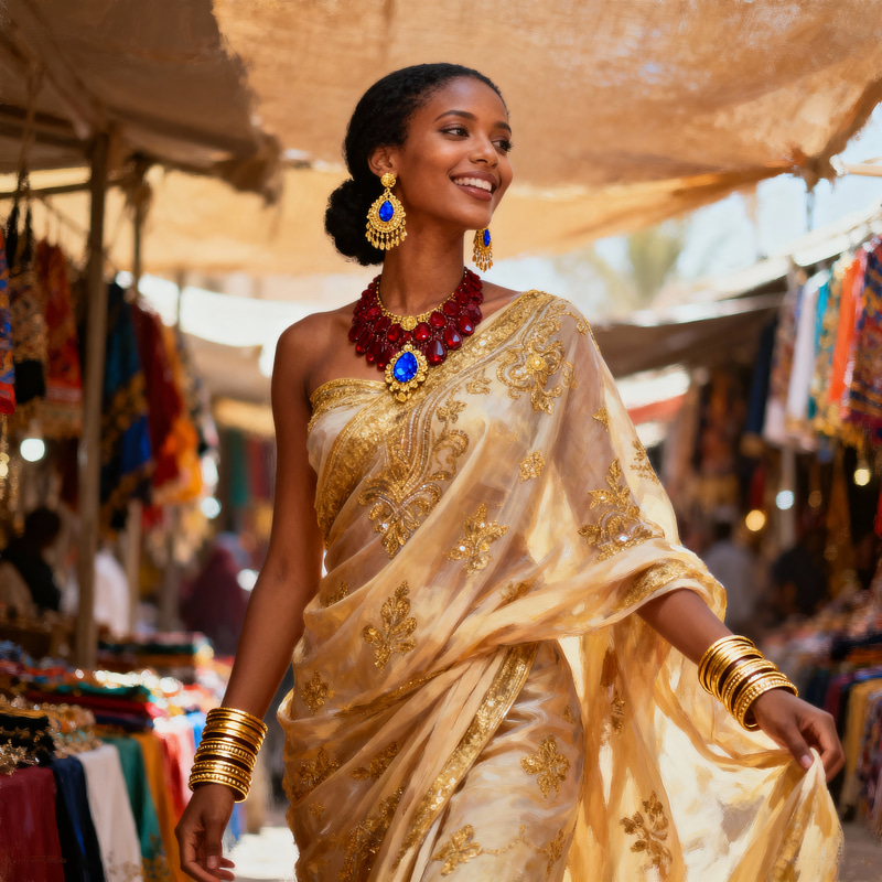 Luxurious Somali Dirac Portrait of Elegance Luxurious Somali Dirac Portrait of Elegance