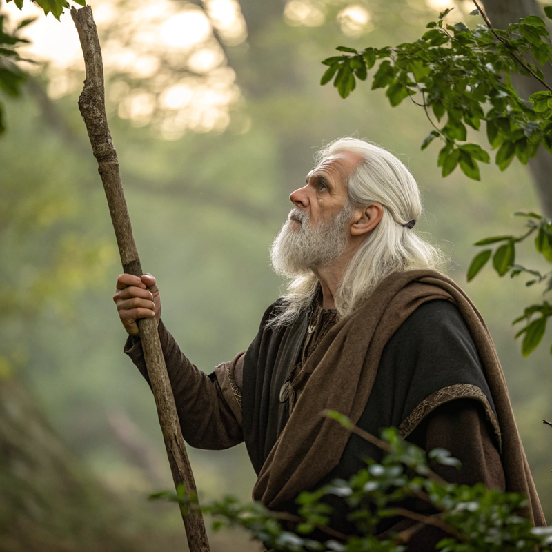 Stunning Brass Dragonborn Druid with Epic Staff Stunning Brass Dragonborn Druid with Epic Staff