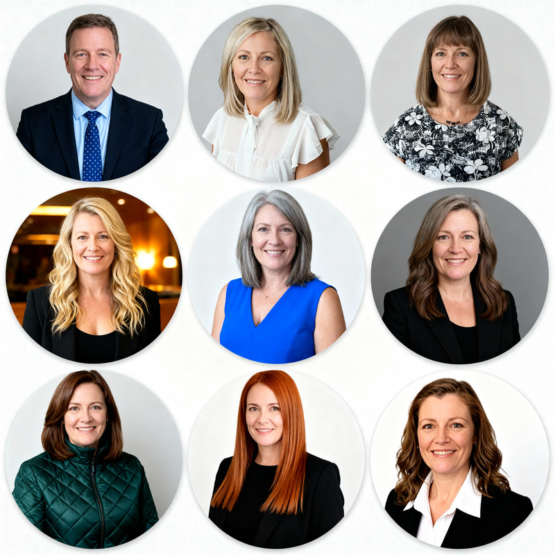 Professional Team Photo Collage Design