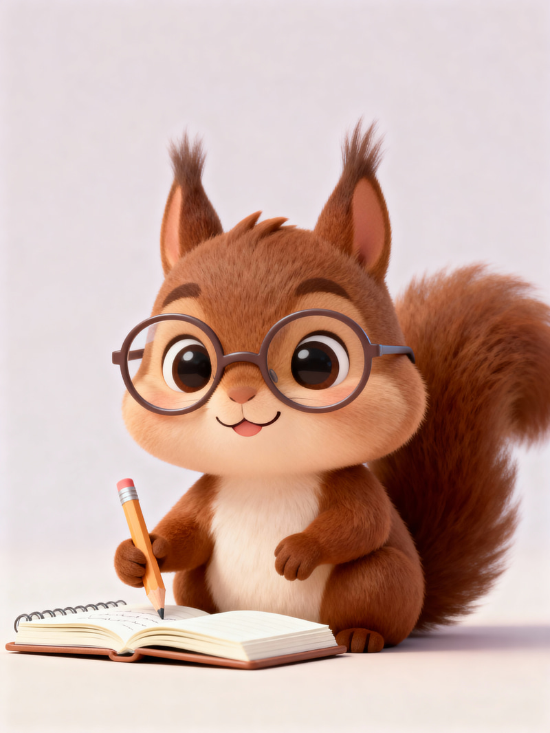 Cute Squirrel Mascot for Your Mobile App