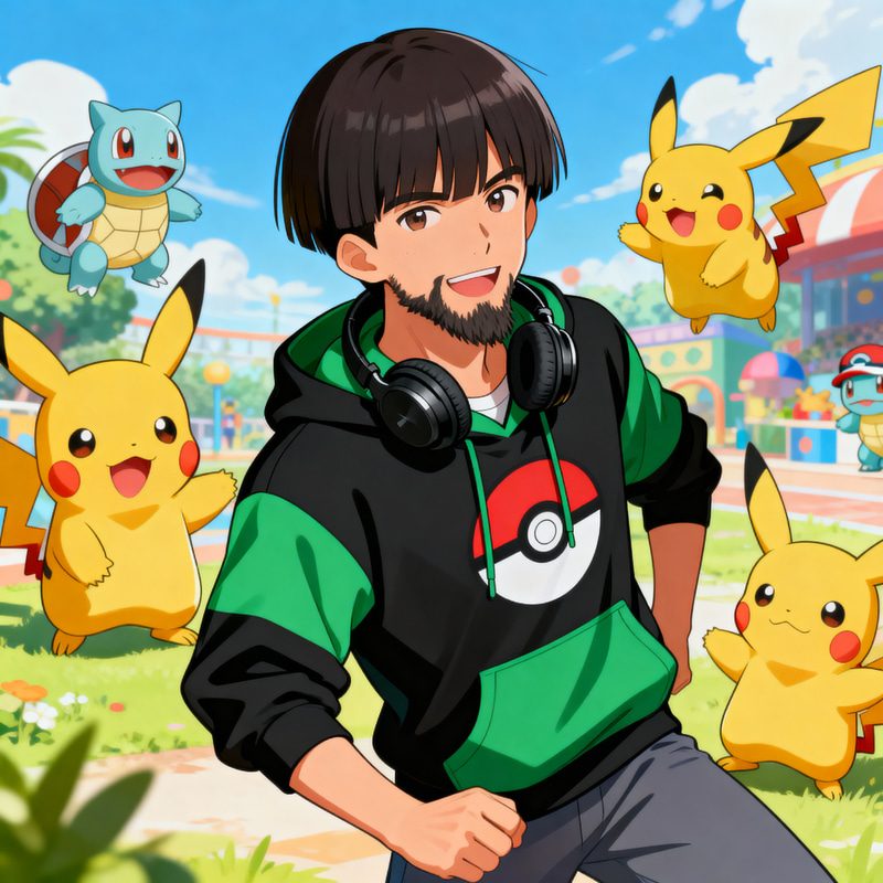 Classic Pokemon Trainer Art: 30-Year-Old Style Classic Pokemon Trainer Art: 30-Year-Old Style