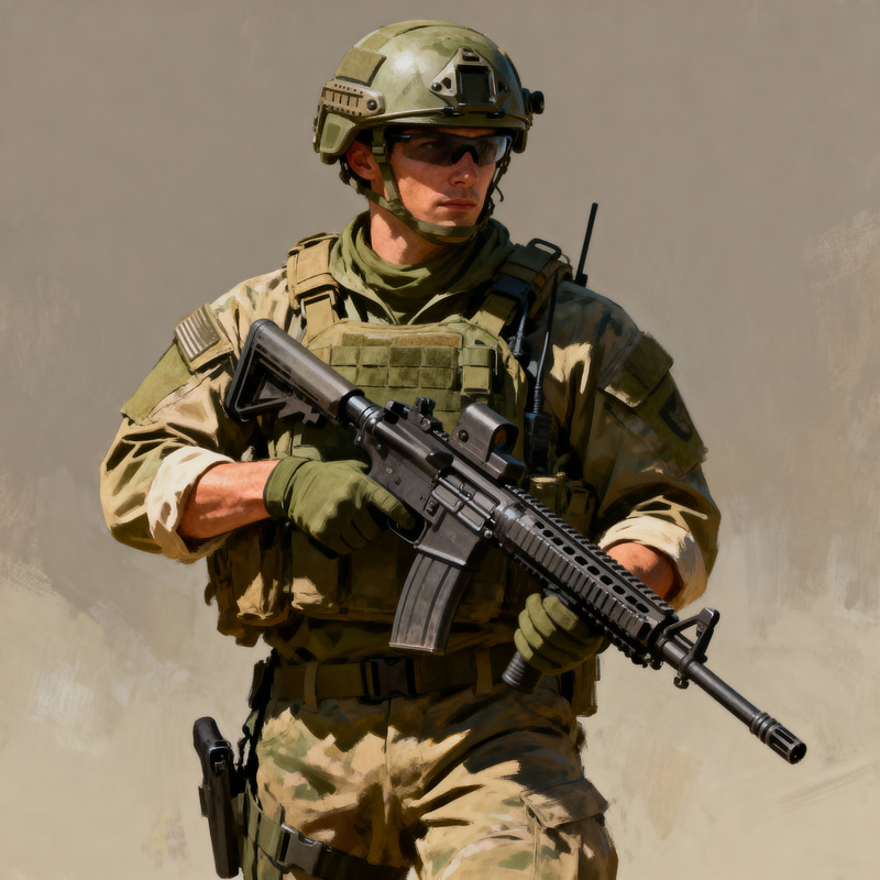 Transform Into a Military Soldier with Ease