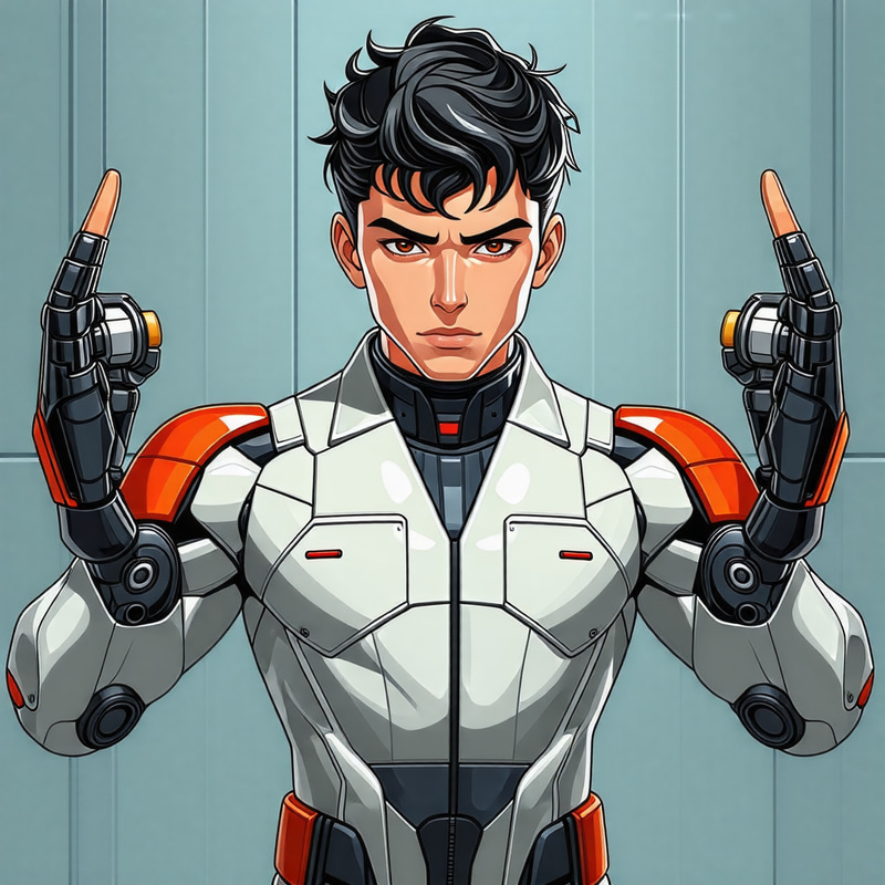 Anime-Inspired Mechanical Engineer Character Design Anime-Inspired Mechanical Engineer Character Design