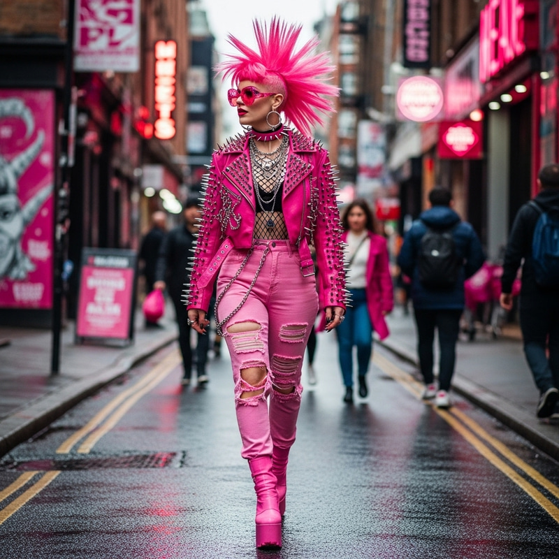 Pink Gangthorns: Stylish Street Fashion Pink Gangthorns: Stylish Street Fashion