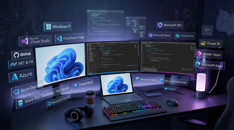 Premium Microsoft Developer Desktop Wallpaper