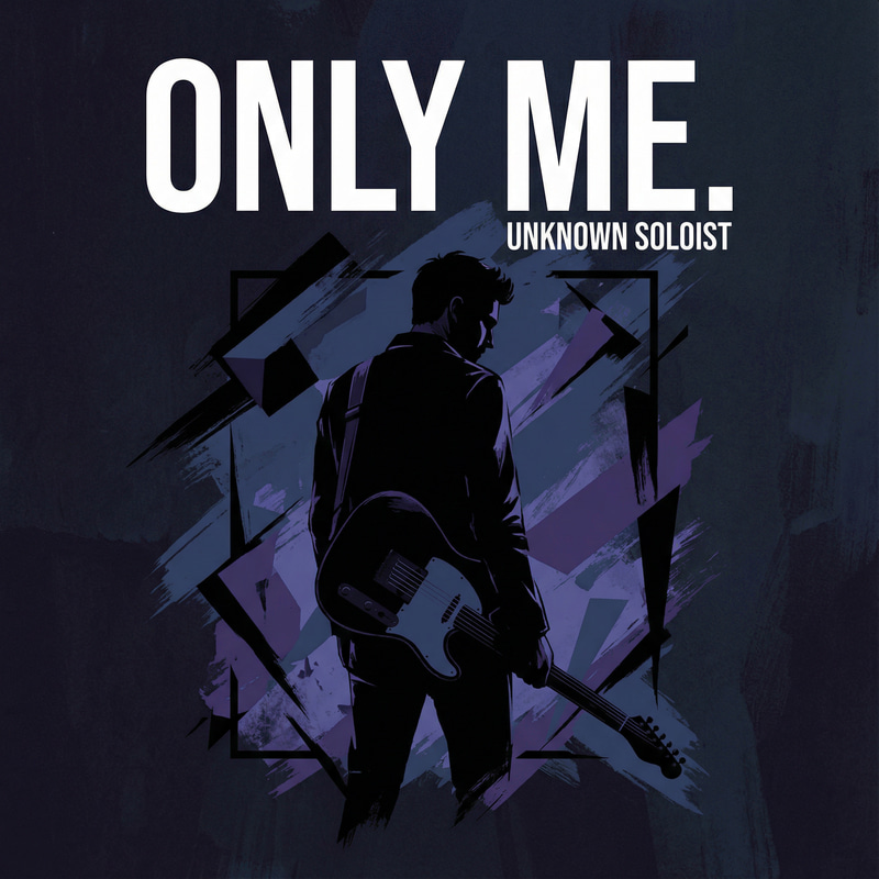 Bold Album Cover Design for 'Only Me' Bold Album Cover Design for 'Only Me'