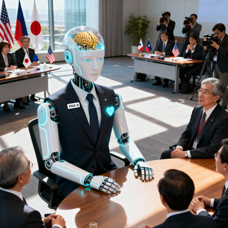 Meet PAX-9: The Humanoid Robot in Diplomacy Meet PAX-9: The Humanoid Robot in Diplomacy