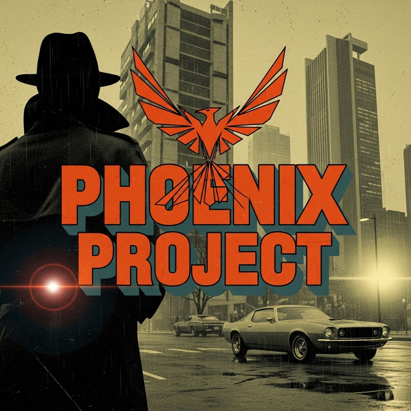 70s Style Spy Novel Cover: Progetto Fenice 70s Style Spy Novel Cover: Progetto Fenice