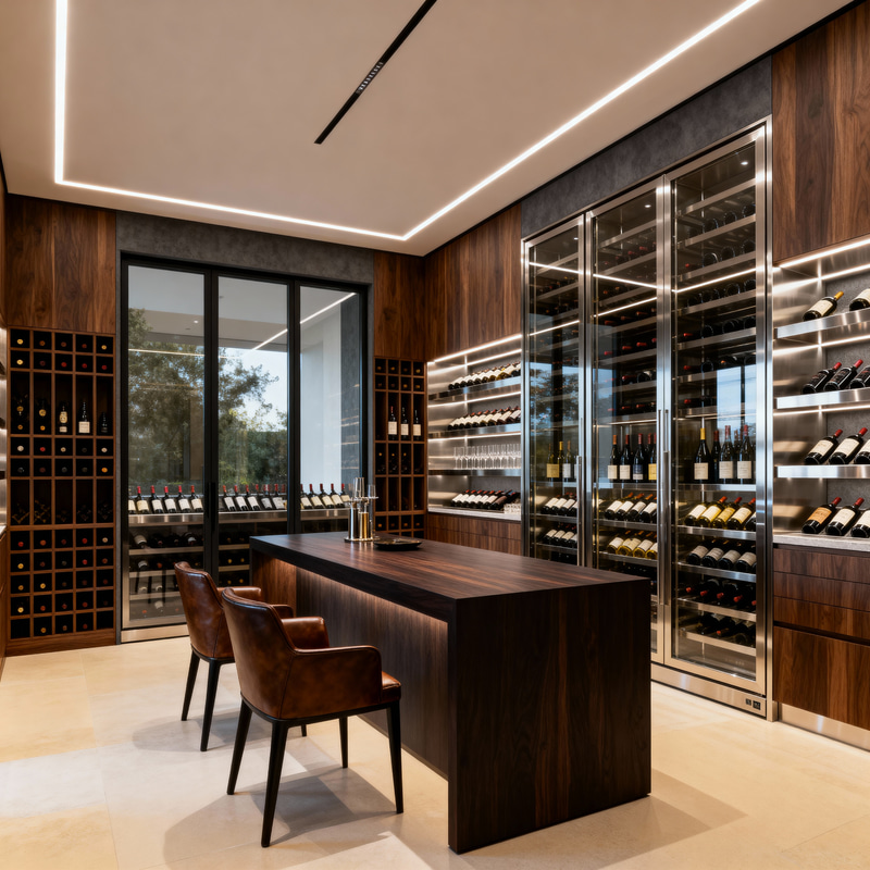 Modern Wine Cellar Design Ideas