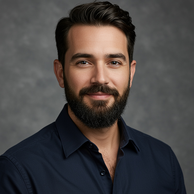 Professional Headshot with Beard Professional Headshot with Beard