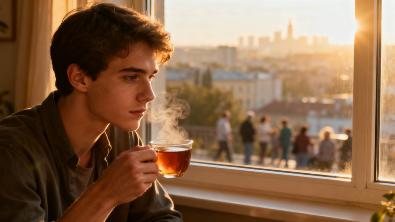 Reflective Morning Moments: A Young Man's Thoughts Reflective Morning Moments: A Young Man's Thoughts