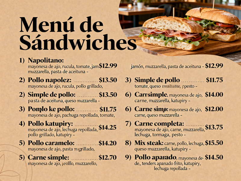 Delicious Sandwich Menu - Fresh Ingredients & Flavors Delicious Sandwich Menu - Fresh Ingredients & Flavors