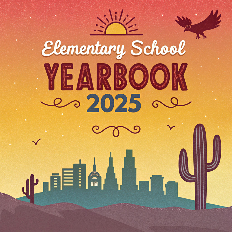 2025 Elementary Yearbook Cover - Phoenix Design 2025 Elementary Yearbook Cover - Phoenix Design