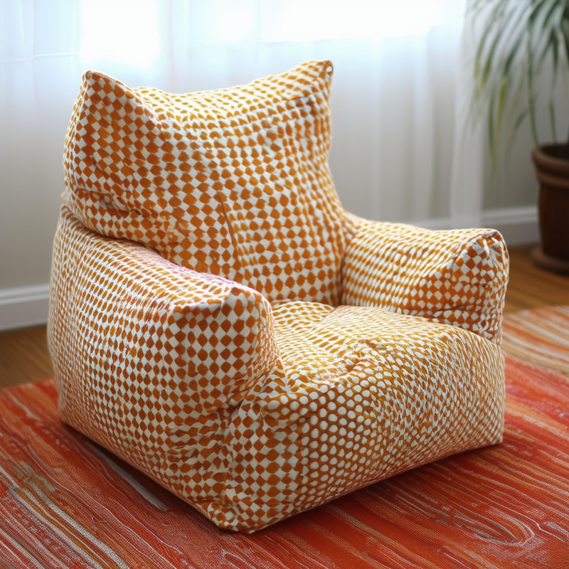 Armchair Beanbag Sewing Pattern - Home Decor Project Armchair Beanbag Sewing Pattern - Home Decor Project
