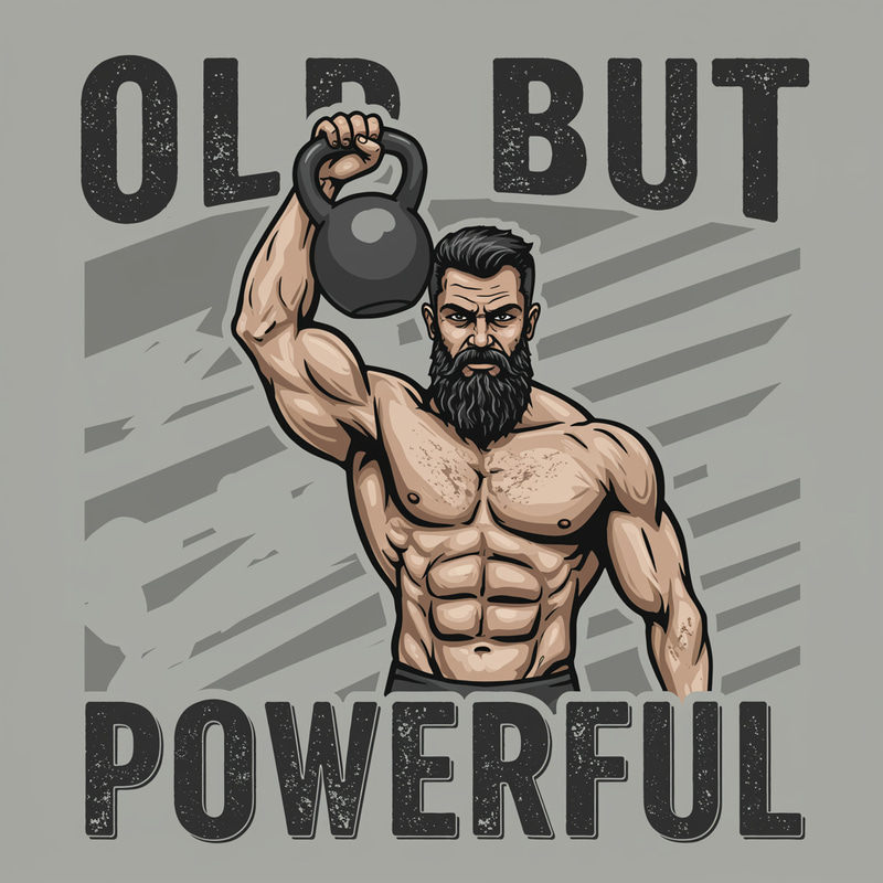Vintage Gym Kettlebell Illustration | Rugged Power Vintage Gym Kettlebell Illustration | Rugged Power