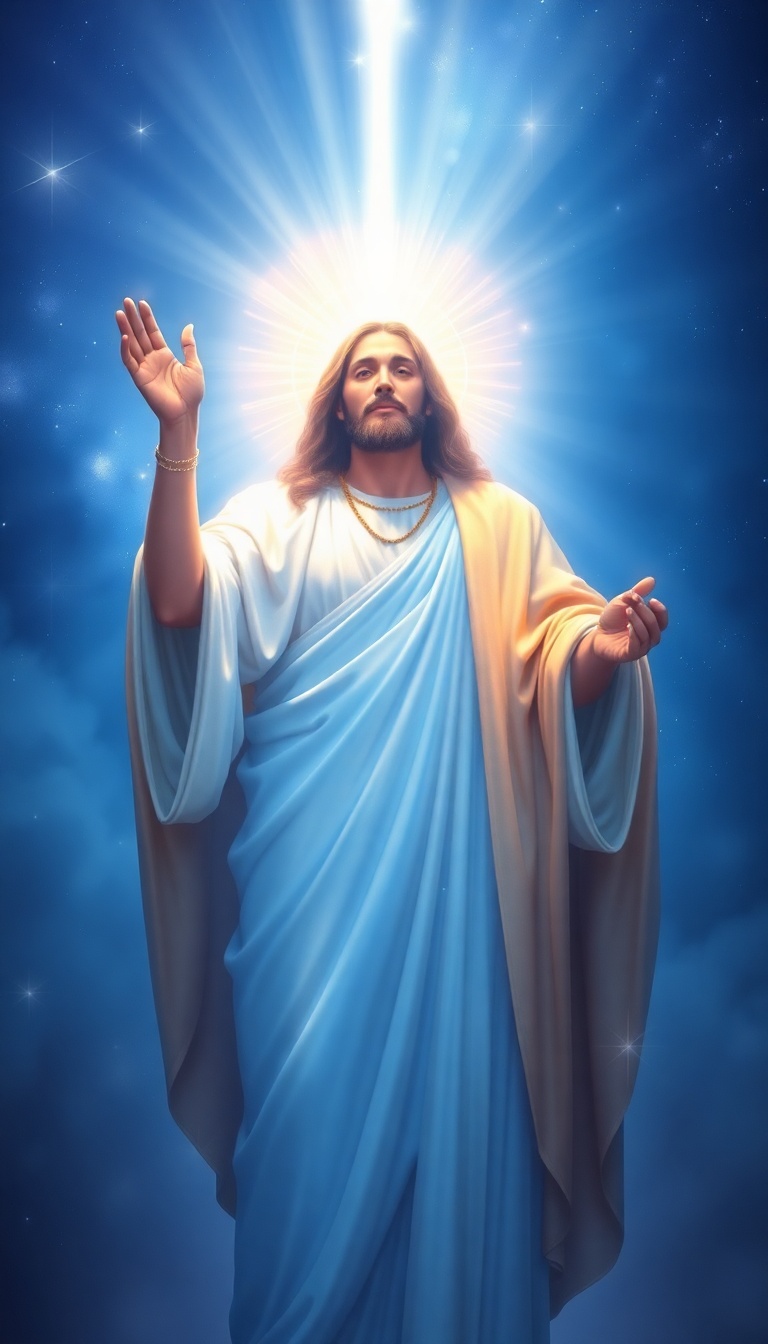 King Jesus in Celestial Aura - Heavenly Light King Jesus in Celestial Aura - Heavenly Light