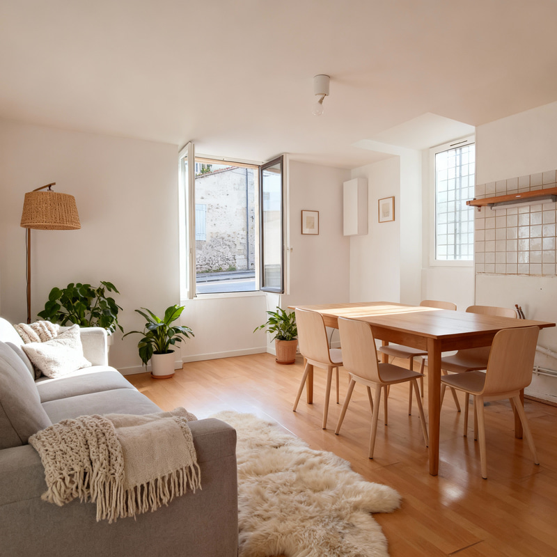 Scandinavian Style Living & Dining Room Ideas