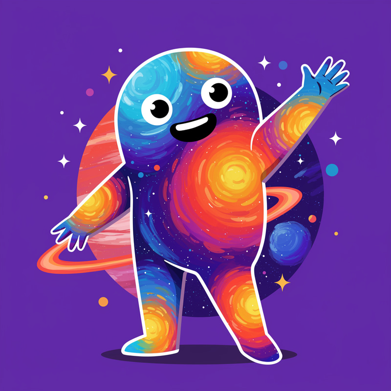 Ruang Kala Mascot: Space & Time Character