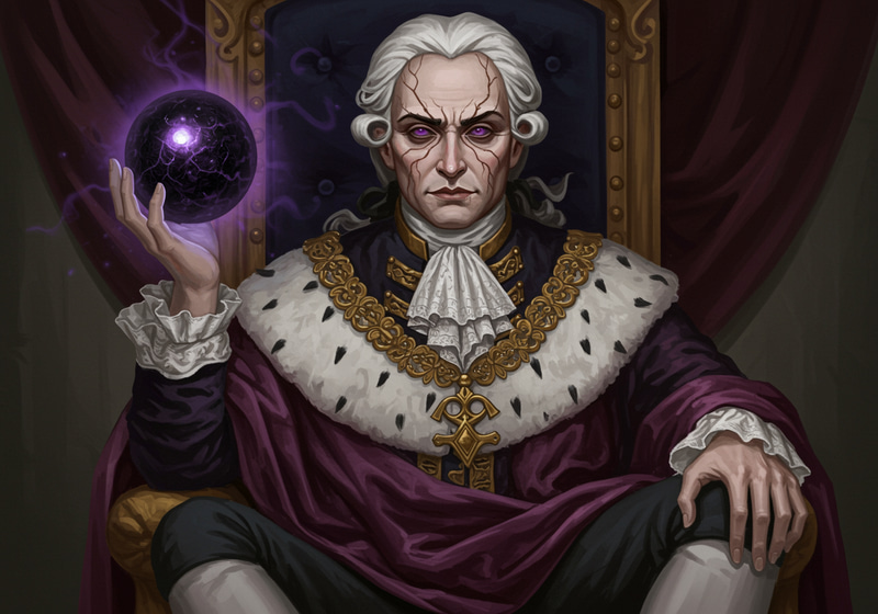 Louis XVI with Magic Sphere - DnD Art Louis XVI with Magic Sphere - DnD Art