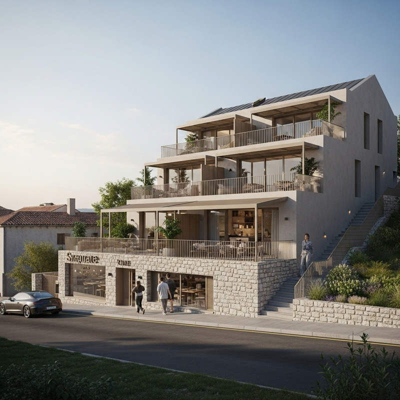 Modern Multi-Zone Building Design Modern Multi-Zone Building Design