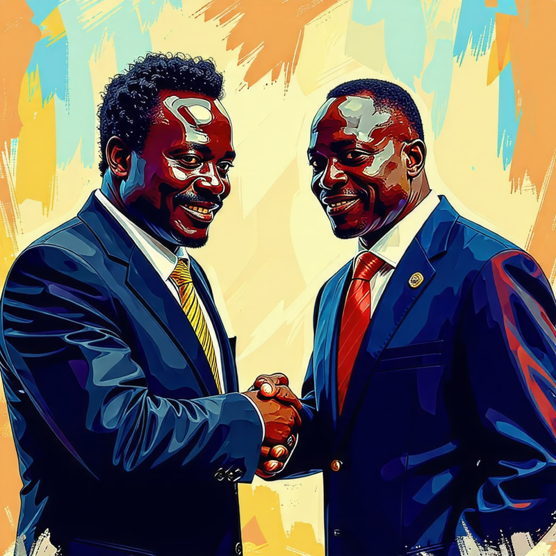 Shaking Hands with Kalonzo Musioka Shaking Hands with Kalonzo Musioka