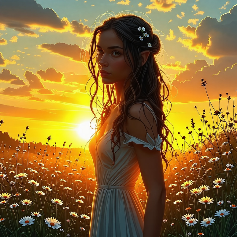 Nymiriel Elara: Graceful Guardian of Aeloria Nymiriel Elara: Graceful Guardian of Aeloria