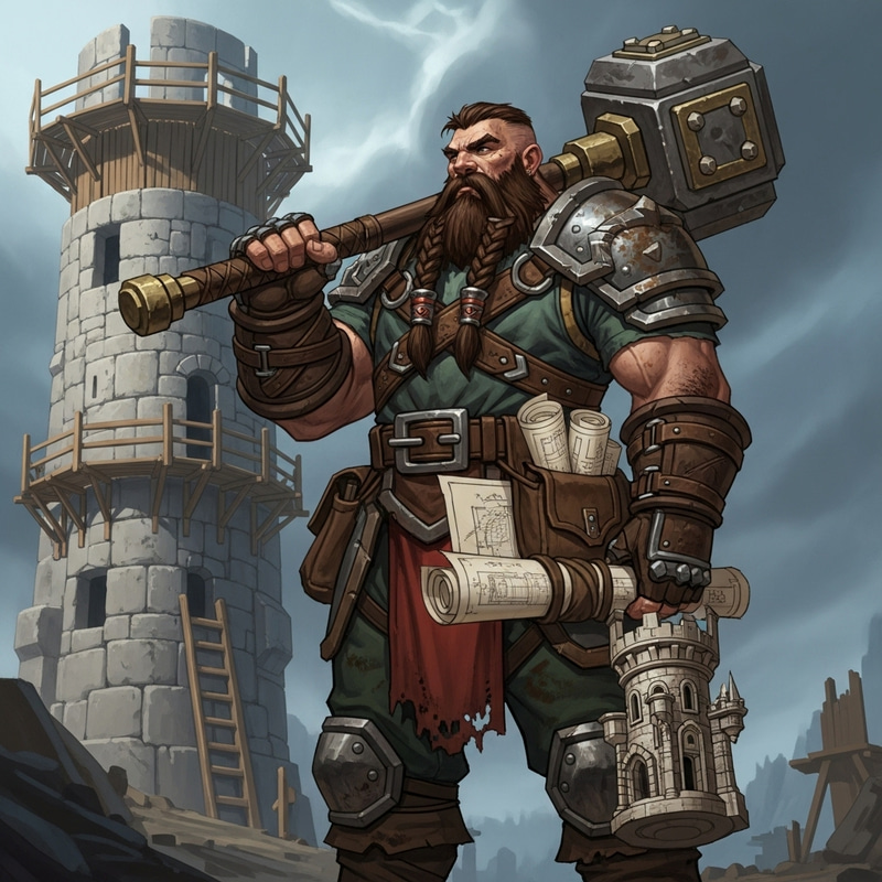 Warcraft 3 Tower Builder Concept Art Warcraft 3 Tower Builder Concept Art