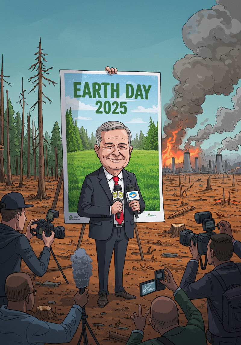 Politician's Environmental Deception on Earth Day 2025 Politician's Environmental Deception on Earth Day 2025