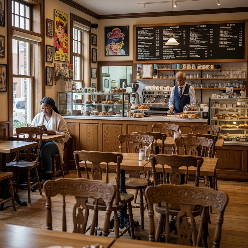 Charming Vintage Cafe Experience Charming Vintage Cafe Experience